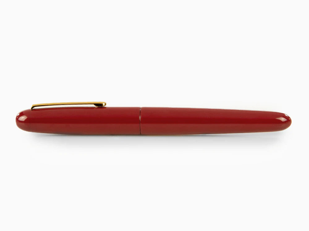 Nakaya Writer Fountain Pen Shu, Long, Ebonite and Urushi lacquer