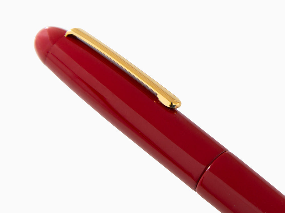 Nakaya Writer Portable Shu Fountain Pen, Ebonite, Gold