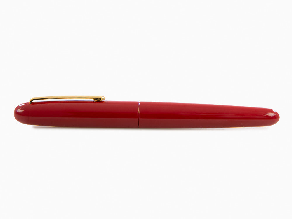 Nakaya Writer Portable Shu Fountain Pen, Ebonite, Gold