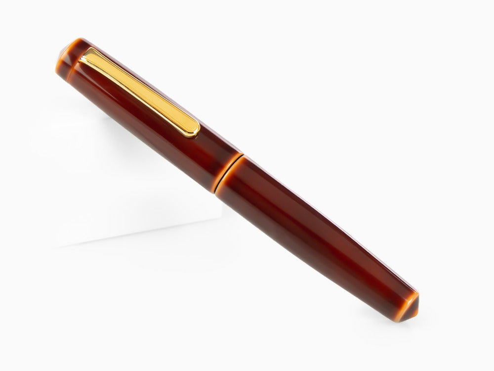 Nakaya Writer Fountain Pen Toki-Tamenuri, Piccolo, Ebonite, Two toned