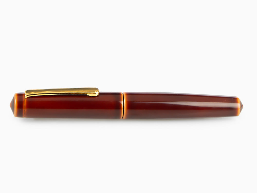 Nakaya Writer Fountain Pen Toki-Tamenuri, Piccolo, Ebonite, Two toned