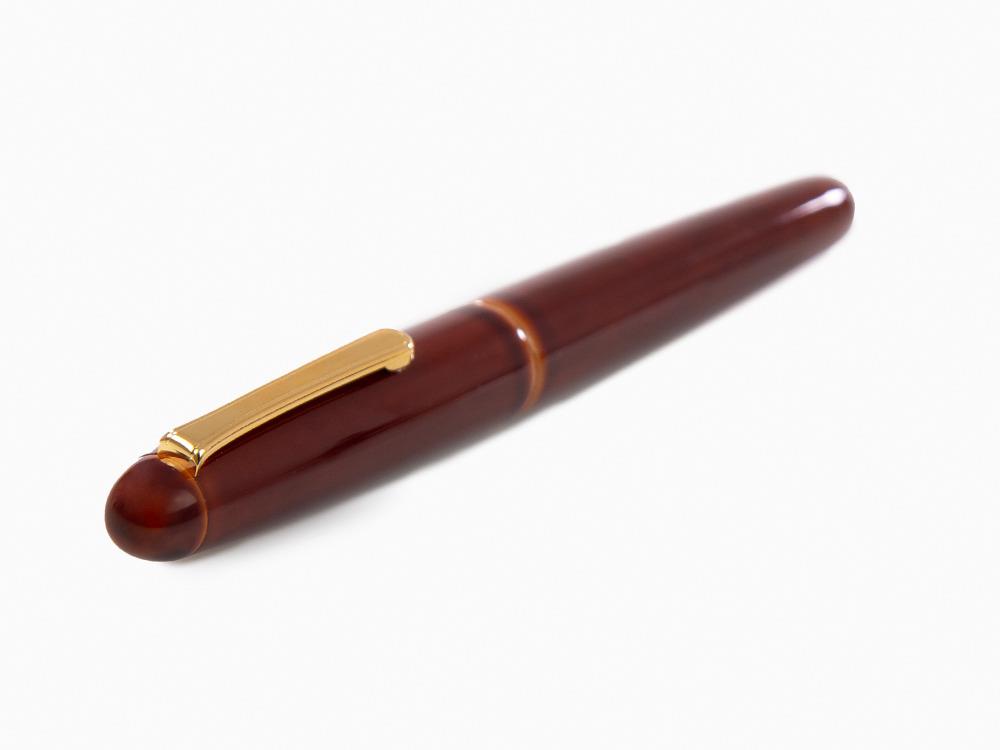 Nakaya Writer Fountain Pen Toki-Tamenuri, Portable, Ebonite, Bicolor nib