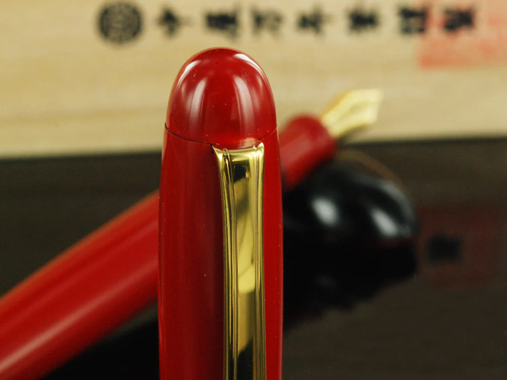 Nakaya Writer Portable Fountain Pen Shu-nurippanashi, Urushi lacquer