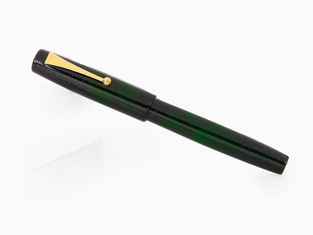 Namiki Aya Tokiwa Evergreen Fountain Pen, Gold Powder, AYA-TOKIWA