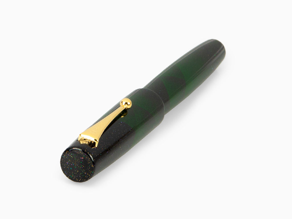 Namiki Aya Tokiwa Evergreen Fountain Pen, Gold Powder, AYA-TOKIWA