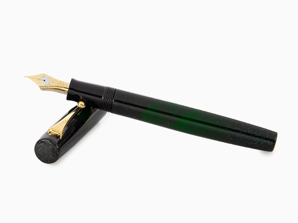 Namiki Aya Tokiwa Evergreen Fountain Pen, Gold Powder, AYA-TOKIWA