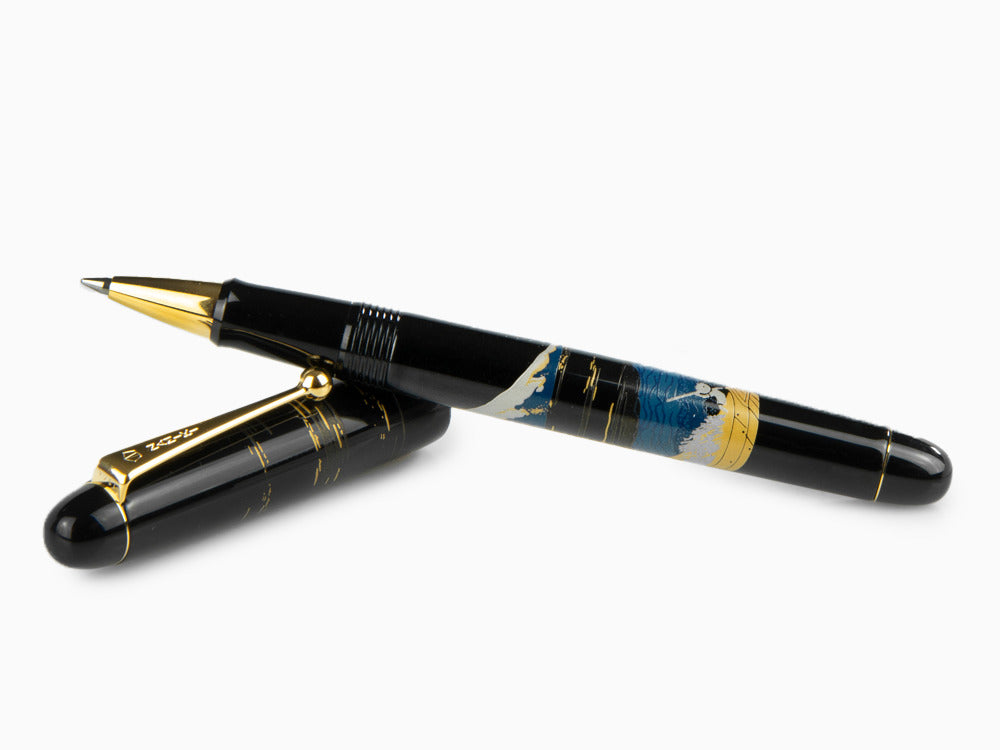 Namiki Tradition Mount Fuji And Ship Rollerball pen, Gold trim, BLK-30P-7-FF