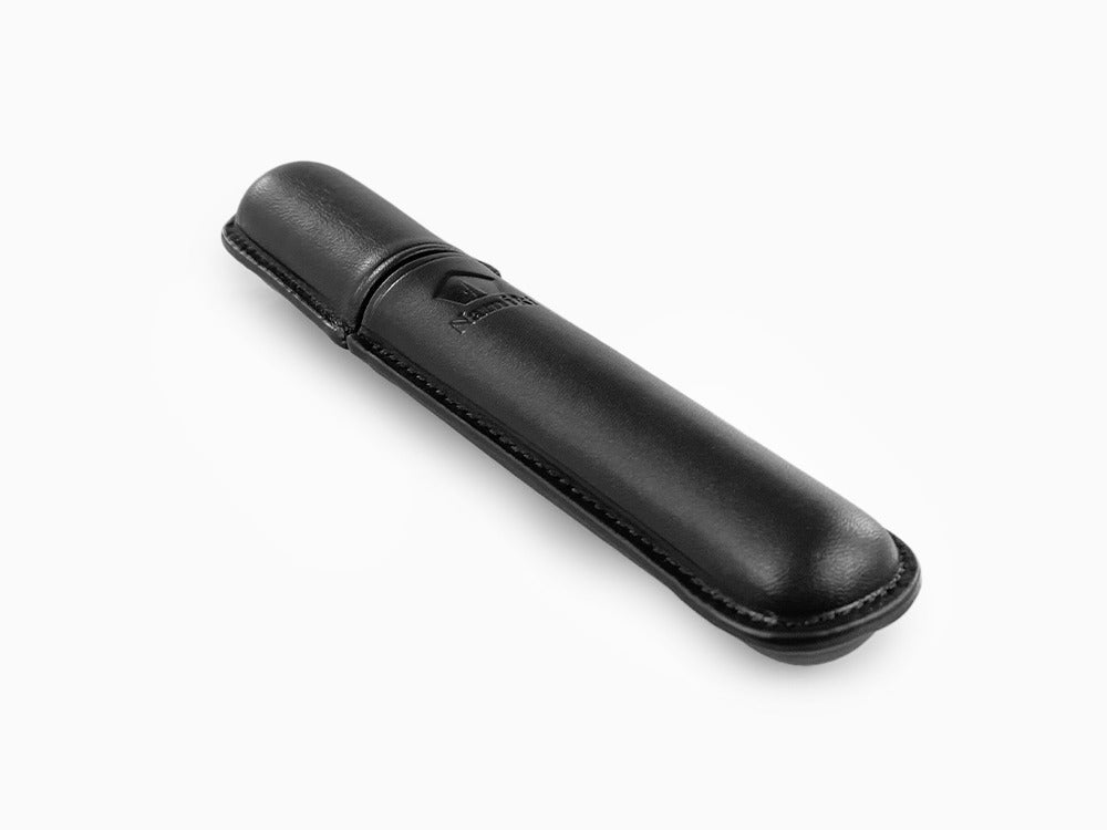 Namiki Yukari Pen Case, Leather, Black, 1 Writing Instrument