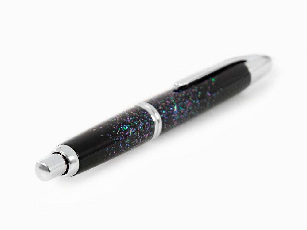 Namiki Capless Raden Fountain Pen, Lacquer, Chrome, Black, FC-4500-RSR