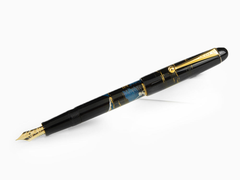 Namiki Nippon Art Mount Fuji and Ship Fountain Pen, Gold, FK-35SM-FF