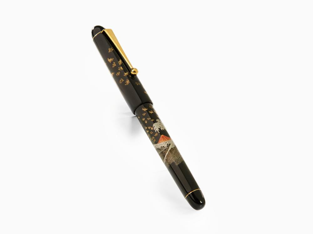 Namiki Nippon Art Mont Fuji and Wave Fountain Pen, FK-35SMFN