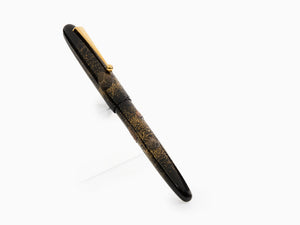 Namiki Yukari Rock Garden Fountain Pen, Maki-e, Gold trim, FN-10M-SE