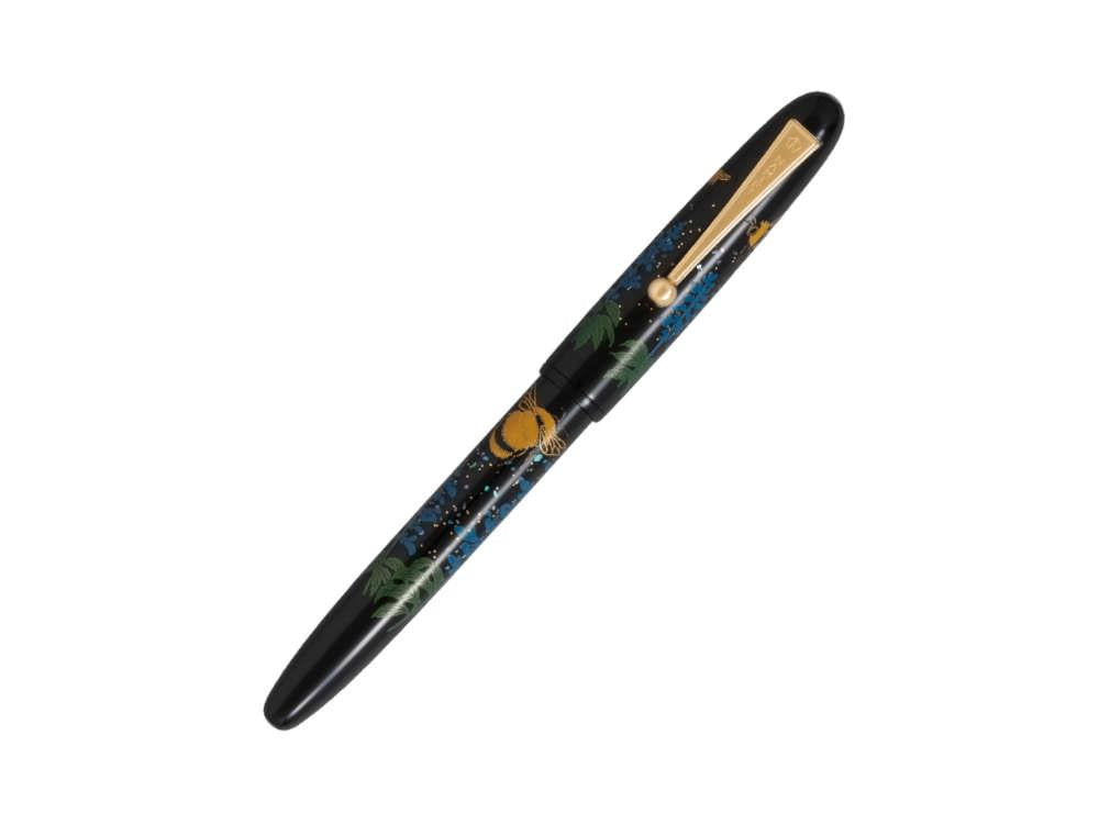 Namiki Yukari Bumblebee Fountain Pen, Maki-e, Limited Ed, FN-124-MHB-COF