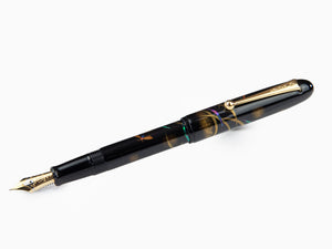 Namiki Yukari Firefly Raden Fountain Pen, Maki-e, Gold trim, FN-15M-RH