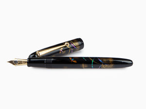 Namiki Yukari Firefly Raden Fountain Pen, Maki-e, Gold trim, FN-15M-RH