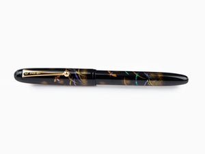 Namiki Yukari Firefly Raden Fountain Pen, Maki-e, Gold trim, FN-15M-RH