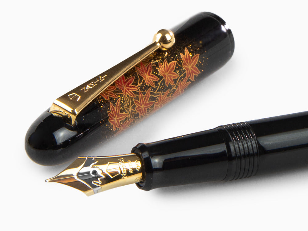 Namiki Yukari Autumn Leaves Fountain Pen, Urushi lacquer, FN-20M-KO