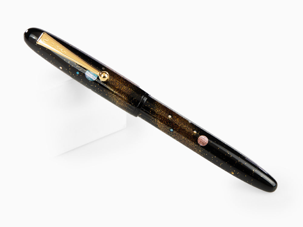 Namiki Yukari Milky Way Fountain Pen, Urushi lacquer, Gold,  FN-20M-RAM