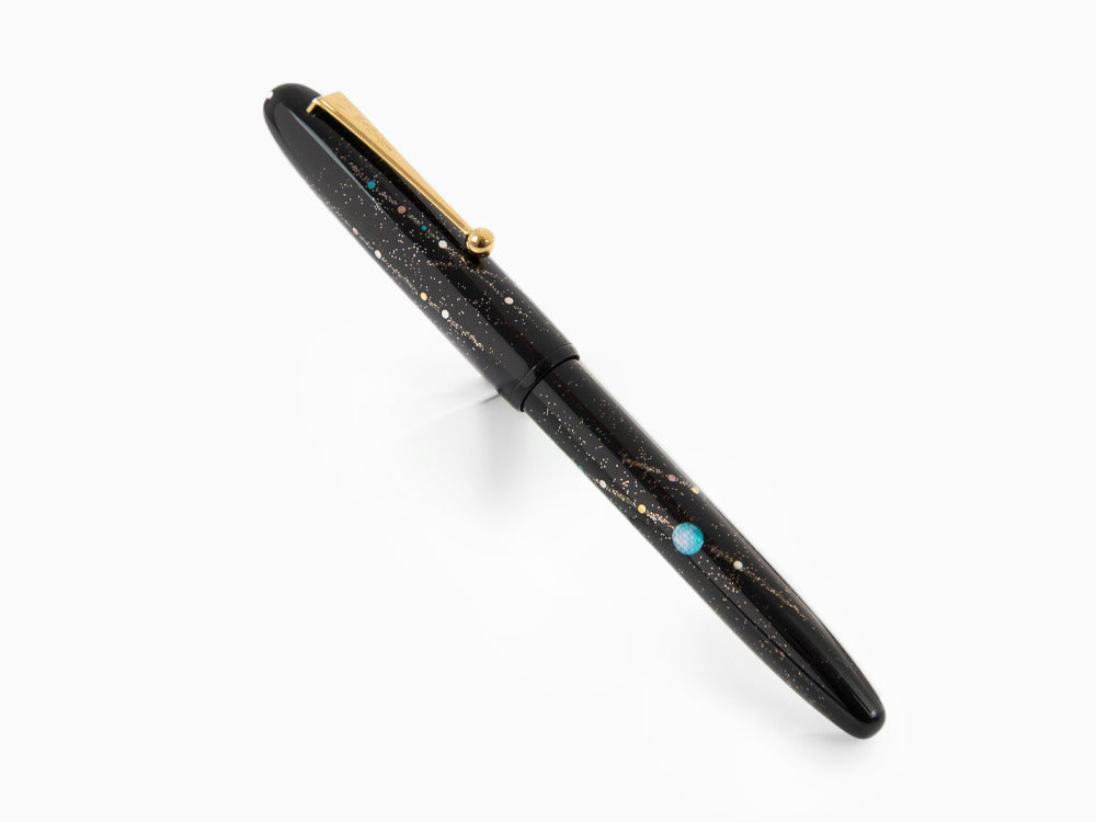 Namiki Yukari Shooting Star Raden Fountain Pen, Urushi, FN-20M-RNB