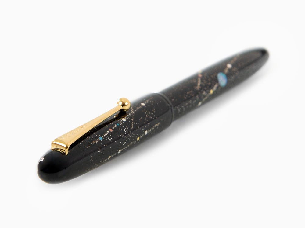 Namiki Yukari Shooting Star Raden Fountain Pen, Urushi, FN-20M-RNB