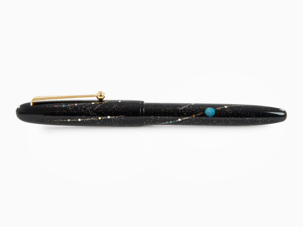 Namiki Yukari Shooting Star Raden Fountain Pen, Urushi, FN-20M-RNB