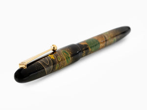 Namiki Yukari Turtles Fountain Pen, Maki-e, Gold trim, FN-30M-KM