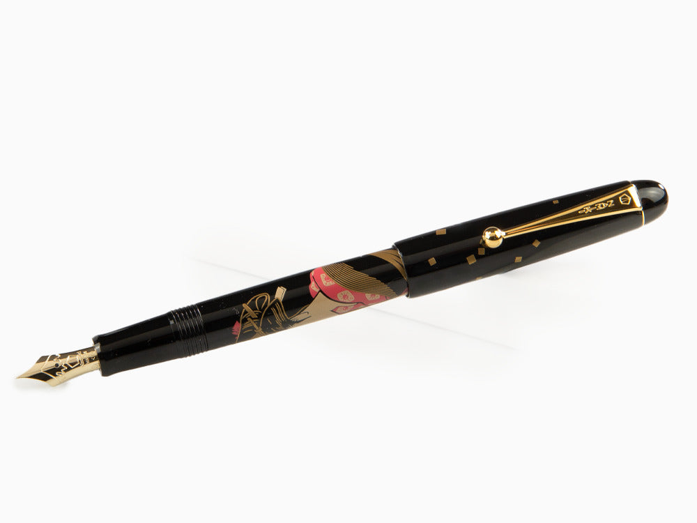 Namiki Nippon Art The 3 Beauties Ukiyo-e Okita Naniwaya Fountain Pen