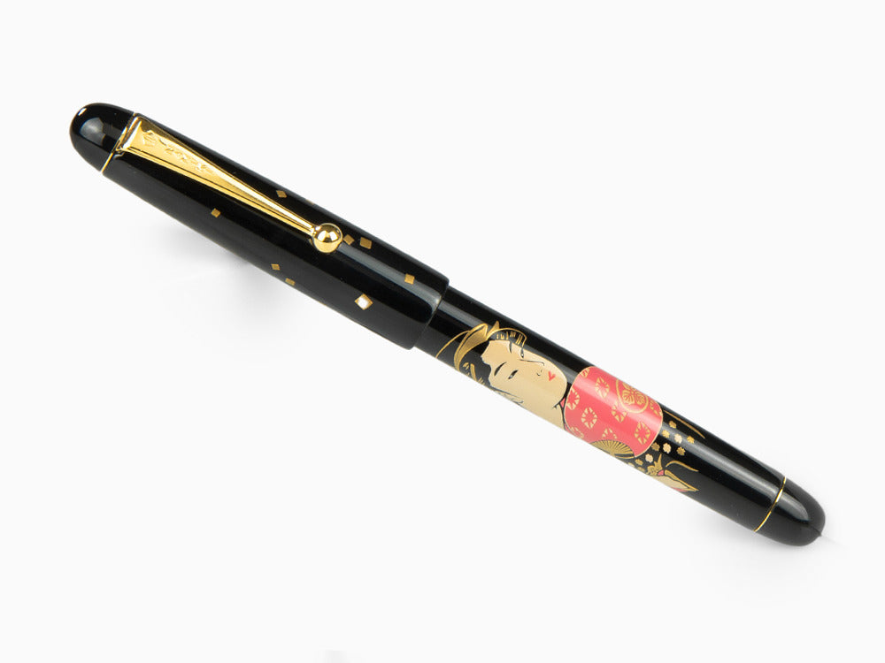 Namiki Nippon Art 3 Beauties Ohisa Takashima Fountain Pen, Maki-e, Gold