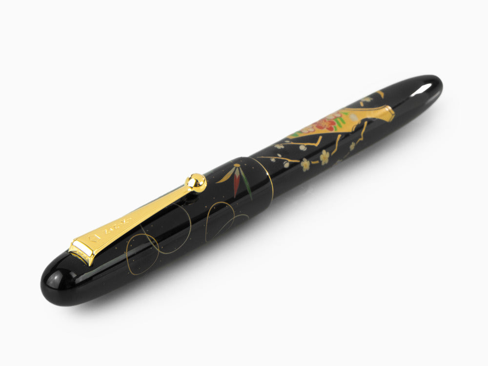 Namiki Nippon Art Toy-Hagoita Fountain Pen, Gold trim, FN-5M-HAG