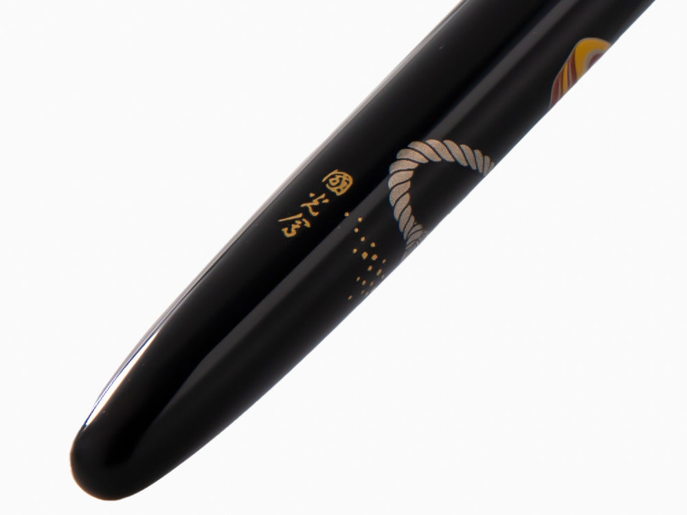 Namiki Nippon Art Toy-Koma Fountain Pen, Maki-e, Gold trim, FN-5M-KOM