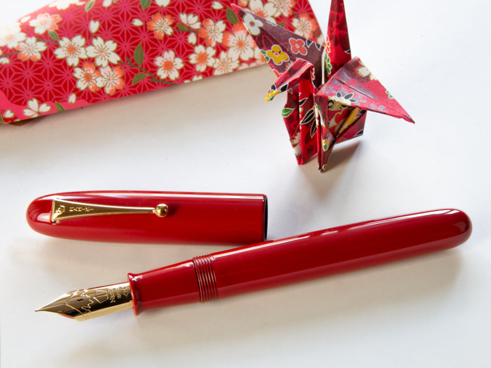 Namiki Emperor Urushi Lacquer Vermilion No.50 Fountain Pen, FNF-148S-R