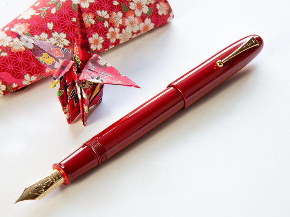 Namiki Emperor Urushi Lacquer Vermilion No.50 Fountain Pen, FNF-148S-R