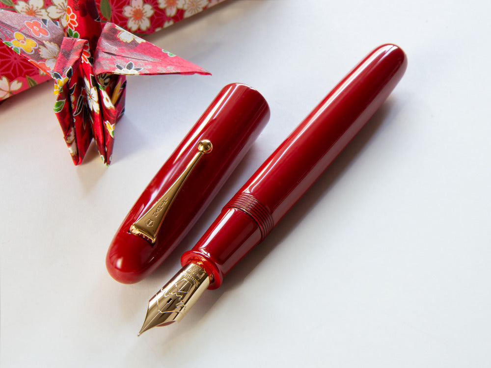 Namiki Emperor Urushi Lacquer Vermilion No.50 Fountain Pen, FNF-148S-R