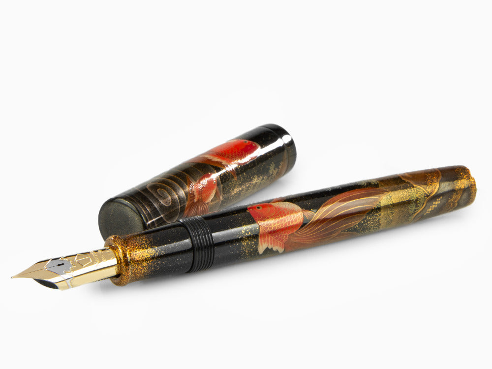 Namiki Emperor Gold fish Fountain Pen, Maki-e, Gold trim, FNFV-80M-MKG