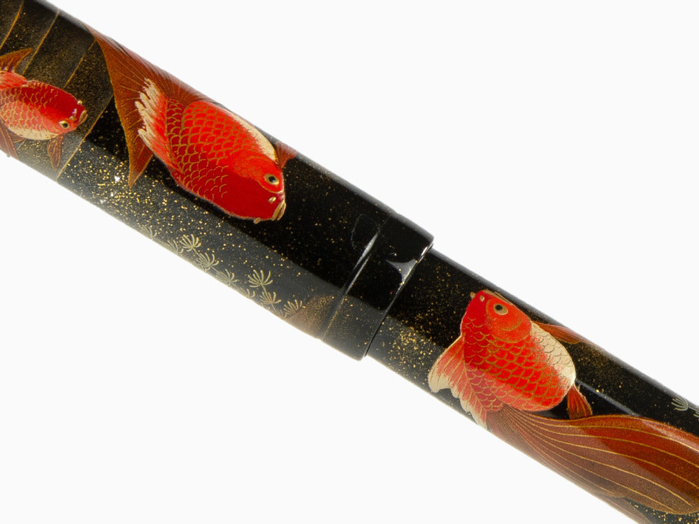 Namiki Emperor Gold fish Fountain Pen, Maki-e, Gold trim, FNFV-80M-MKG