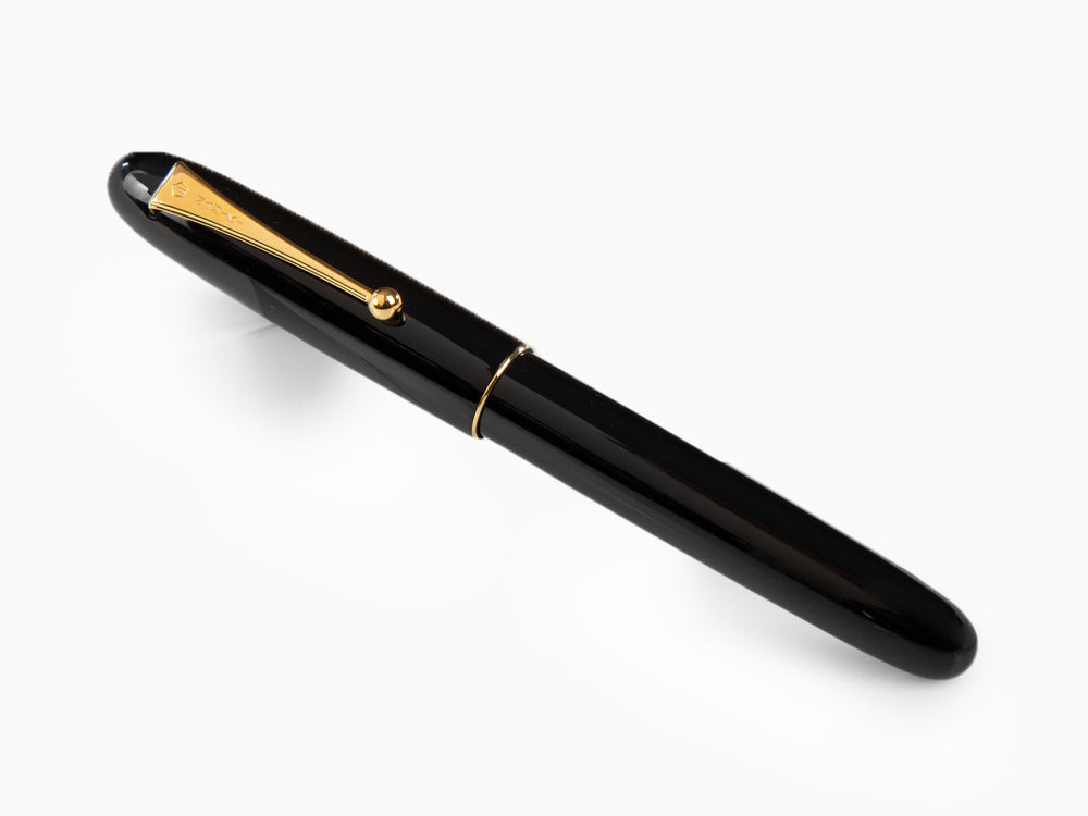 Namiki Yukari Urushi Black lacquer No.20 Fountain Pen, Gold, FNK-128S-B