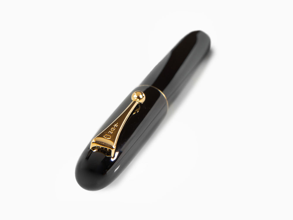 Namiki Yukari Urushi Black lacquer No.20 Fountain Pen, Gold, FNK-128S-B