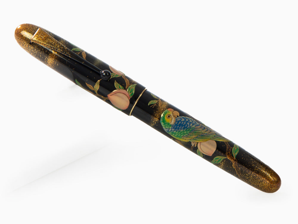 Namiki Yukari Royale Parrot with Peach Fountain Pen,  Gold, FNK-45M-MMO