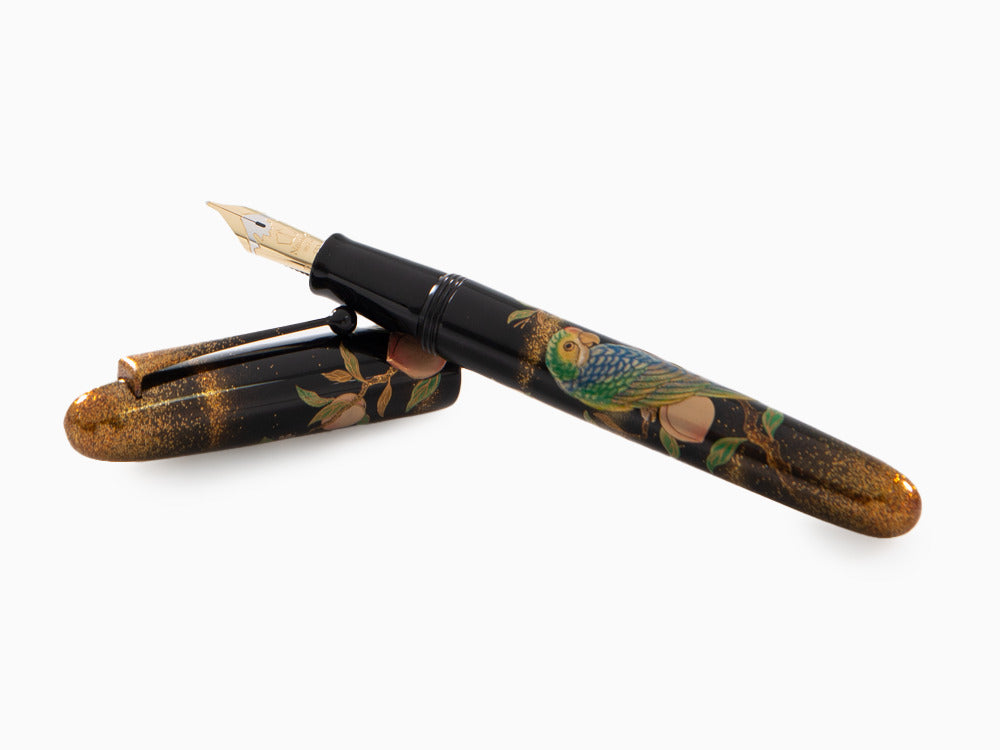 Namiki Yukari Royale Parrot with Peach Fountain Pen,  Gold, FNK-45M-MMO