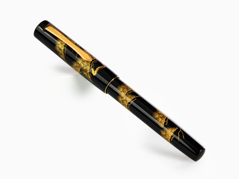 Namiki Chinkin Pine Tree Fountain Pen, Maki-e, Gold trim, FNVC-10M-MT