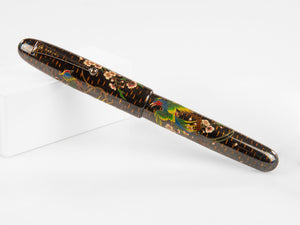 Namiki Emperor Rakucho Birds and Cherry Blossom Fountain Pen, Maki-e