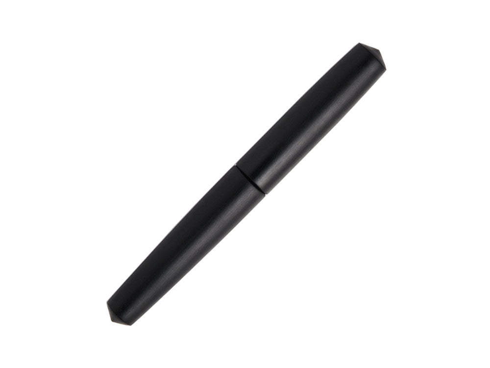 Nakaya Cigar Piccolo Hairline Fountain Pen, Black, Ebonite