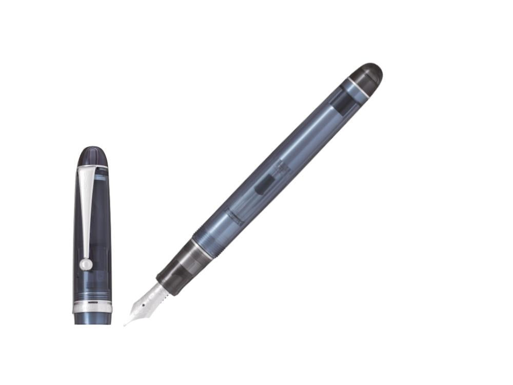 Pilot Custom 74 Midnight Blue Fountain Pen, Rhodium trim, FKKN12SR-TBB