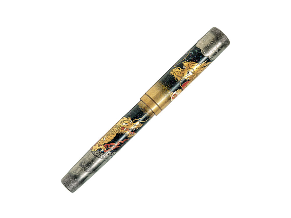 Namiki Emperor Dragon Fountain Pen, Urushi lacquer, Black, FNFV-80M-R