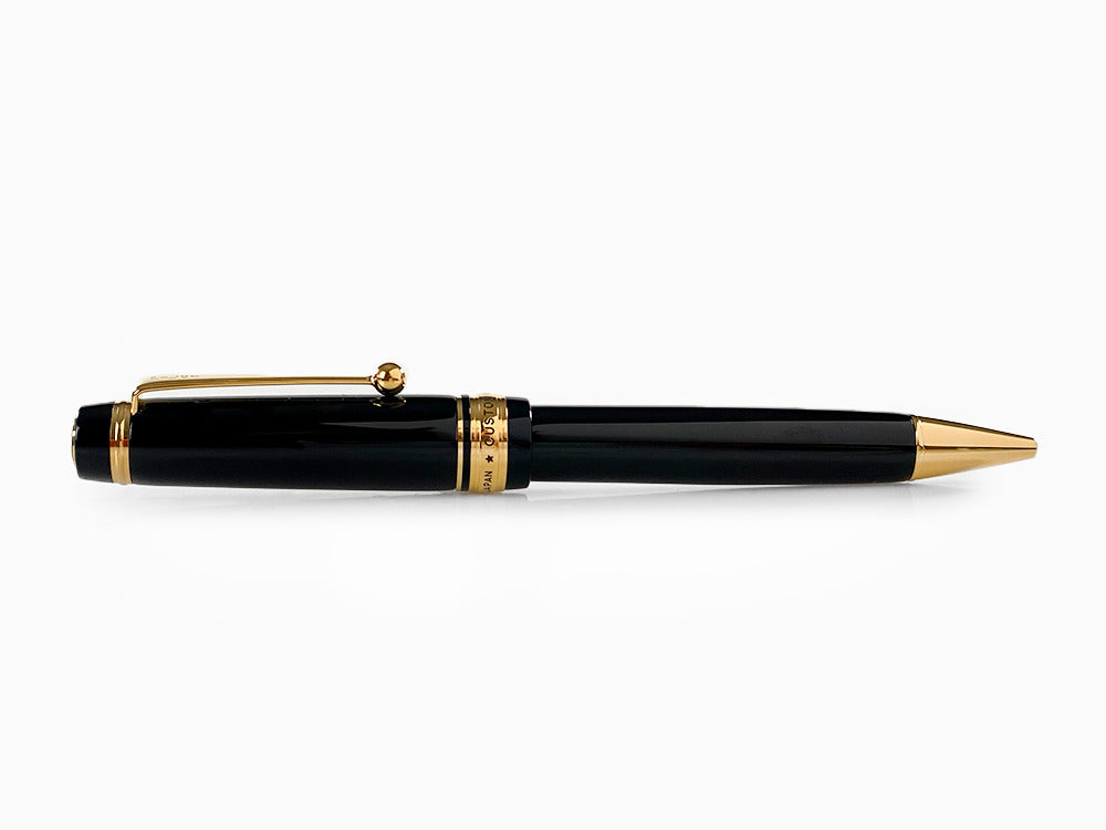 Pilot Custom Urushi Ballpoint pen, Ebonite, Gold plated, Black, BKV-45R-B