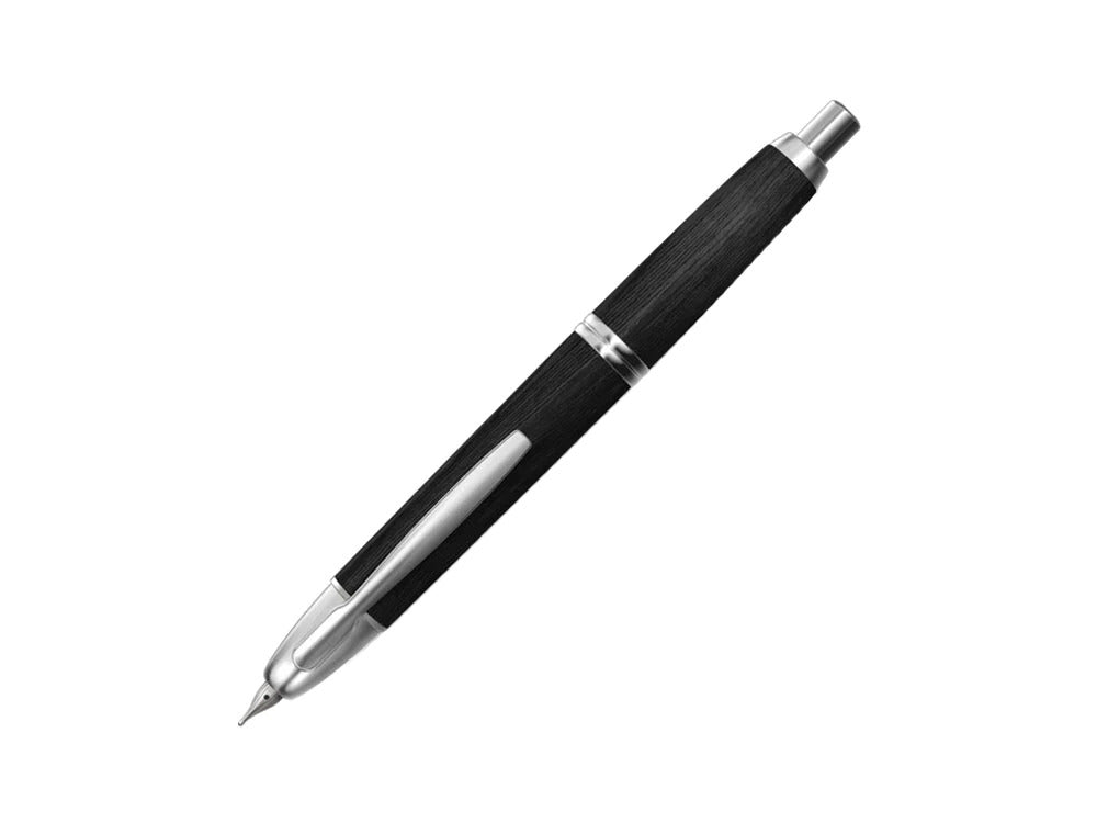 Pilot Capless Wooden Fountain Pen, Birch wood, Black, FC-2500RR-B