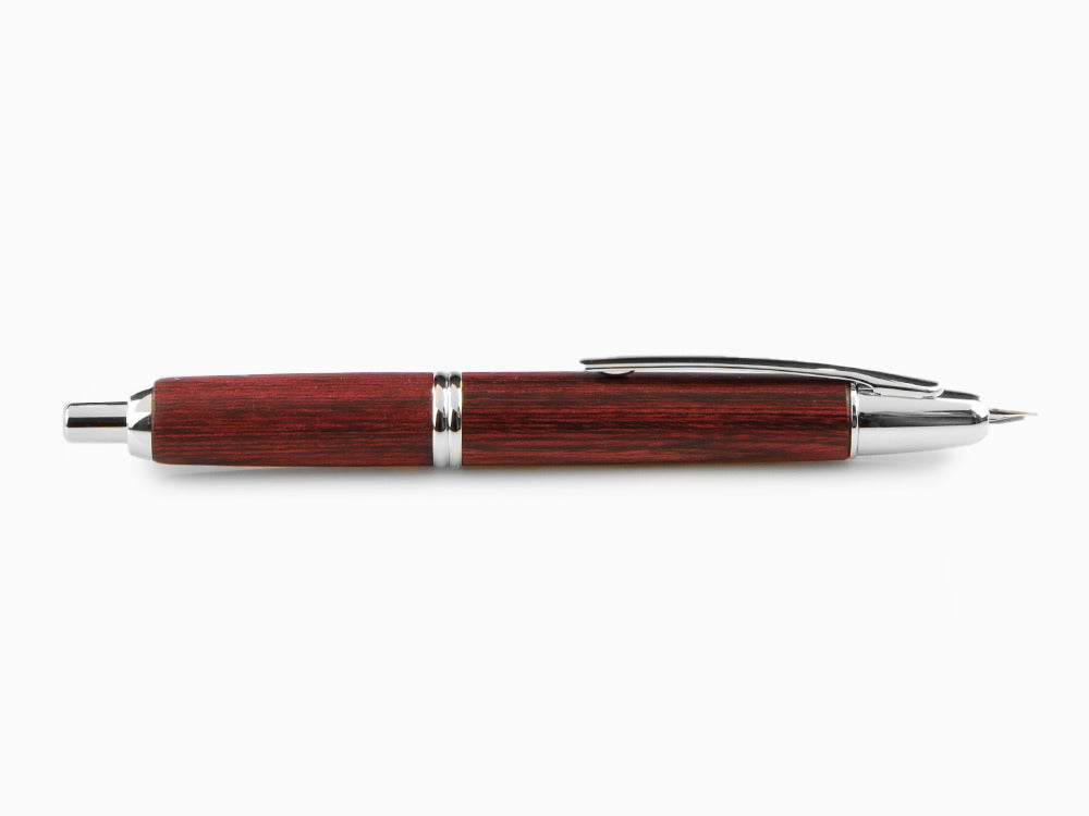 Pilot Capless Wooden Fountain Pen, Birch wood, Red, FC-2500RR-R