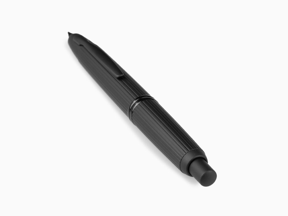 Pilot Capless Stripe Black Matte Fountain Pen, Lacquer, FC-2700RB-BM