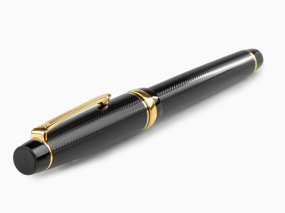 Pilot Justus 95 Fountain Pen, Resin, Gold plated, Black, FJ-3MR-NB-NT