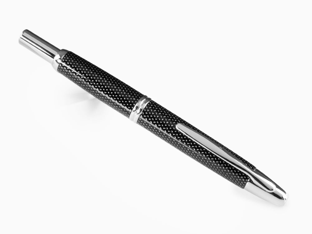 Pilot Retractable Fountain Pen Carbonesque Black  "Capless"